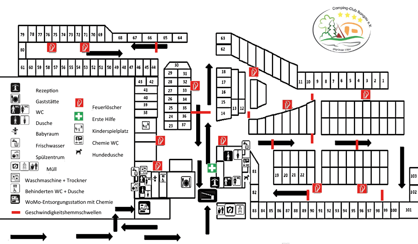 Platzplan Übersicht